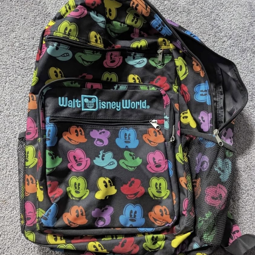 Disney Mickey Mouse Colorful Backpack